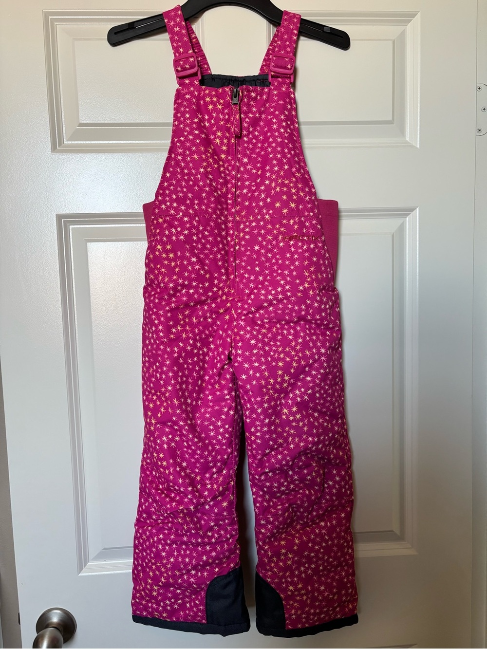 Arctix Pink Star Print Snow Bib Overalls